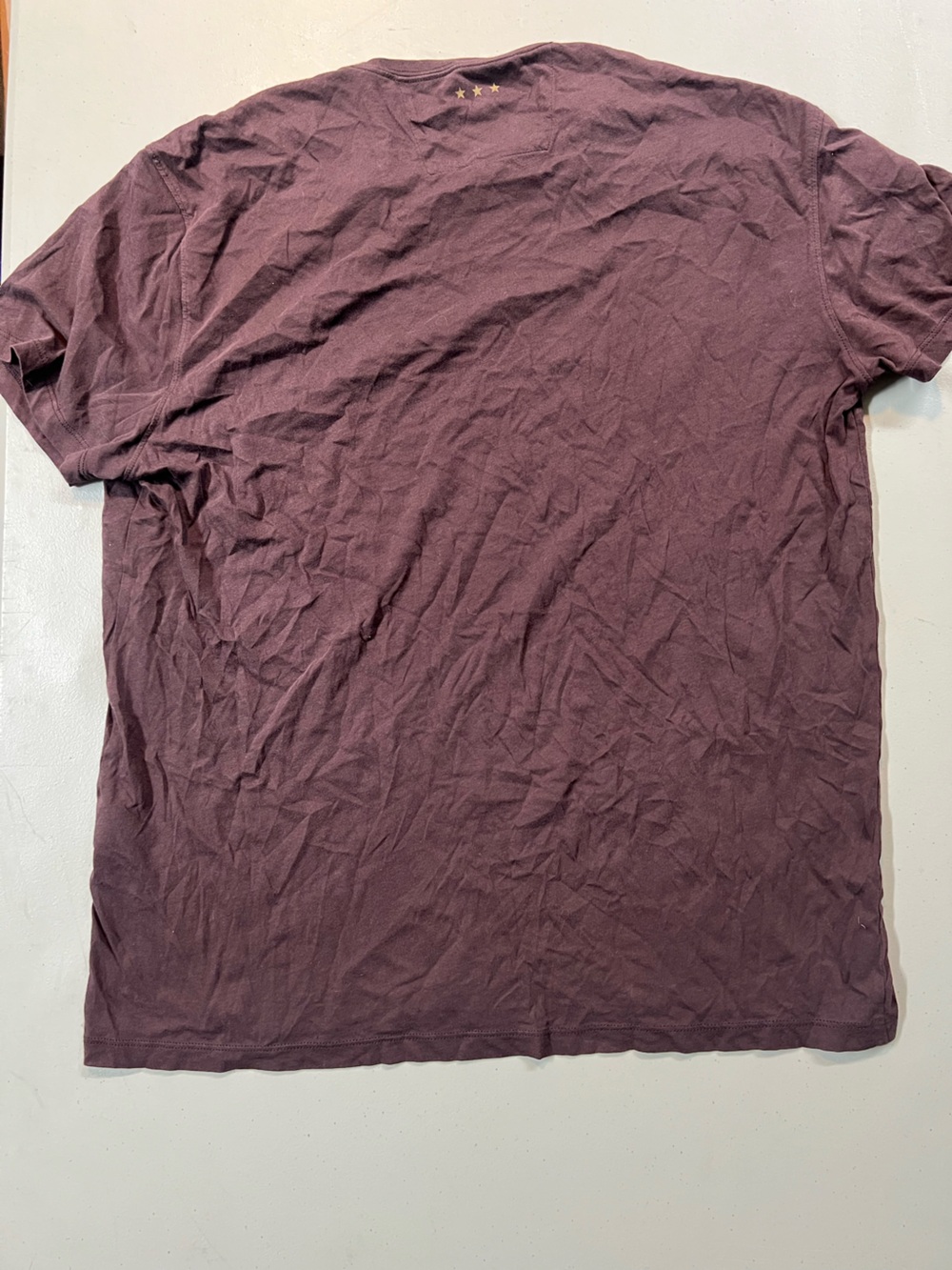 John Varvatos USA “I Got Music I Got Soul” Graphic T-Shirt XL Burgundy - Picture 3 of 3